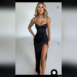 Elegant Black Evening Dress.